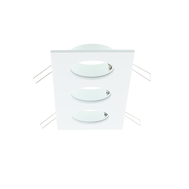 LUMIKO LED-IA-3VRH-W - Verona inbouwarmatuur, rechthoek, 3voudig, 80x2