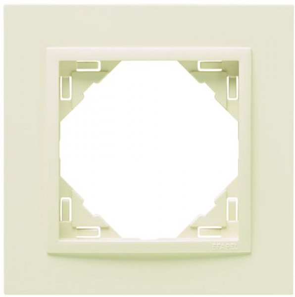 Efapel animato afdekr. 1v creme/creme