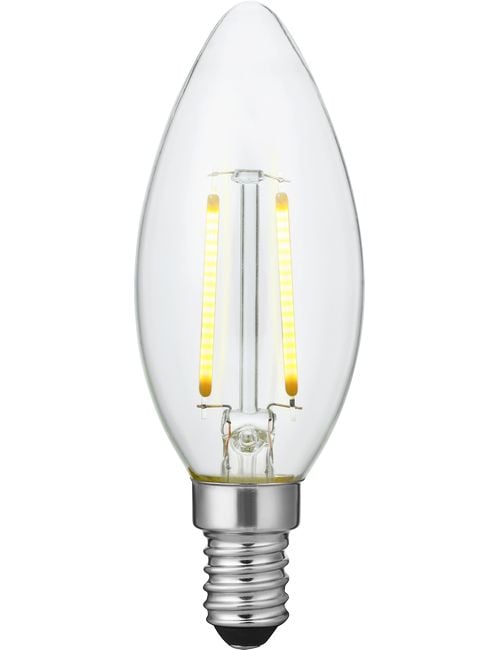 LED E14 Fila Candle C35x100 230V 120Lm 2W 922 AC Clear Dim