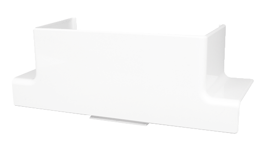 Efapel t-stuk tbv wandgoot wit b110mm h34mm