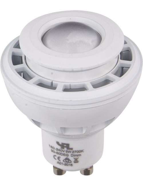 LED GU10 DTW MR16 50x63 230V 250Lm 5.5W 820-828 30-80° AC Wh