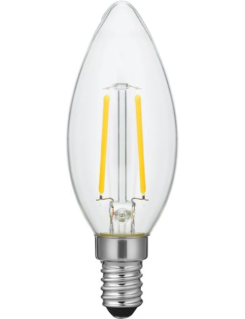 LED E14 Fila Candle C35x100 230V 120Lm 2W 922 AC Clear Dim