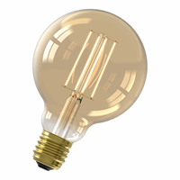 Calex LED volglas LangFilament Globelamp 220-240V 4.5W 470lm E27 G95,