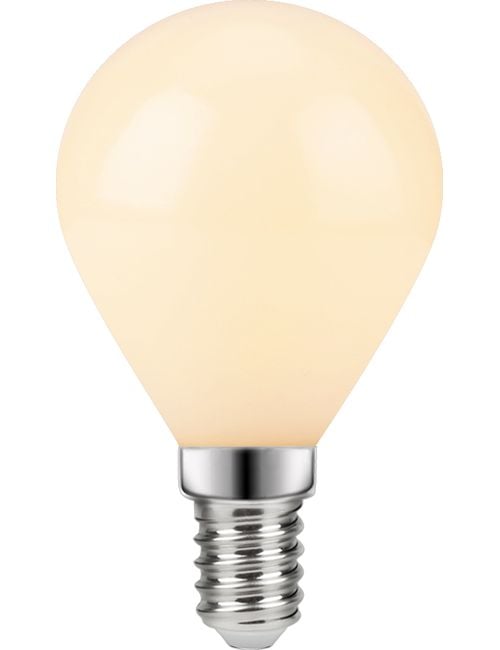 LED E14 Fila Ball G45x80 230V 470Lm 4W 827 AC Milky Frosted