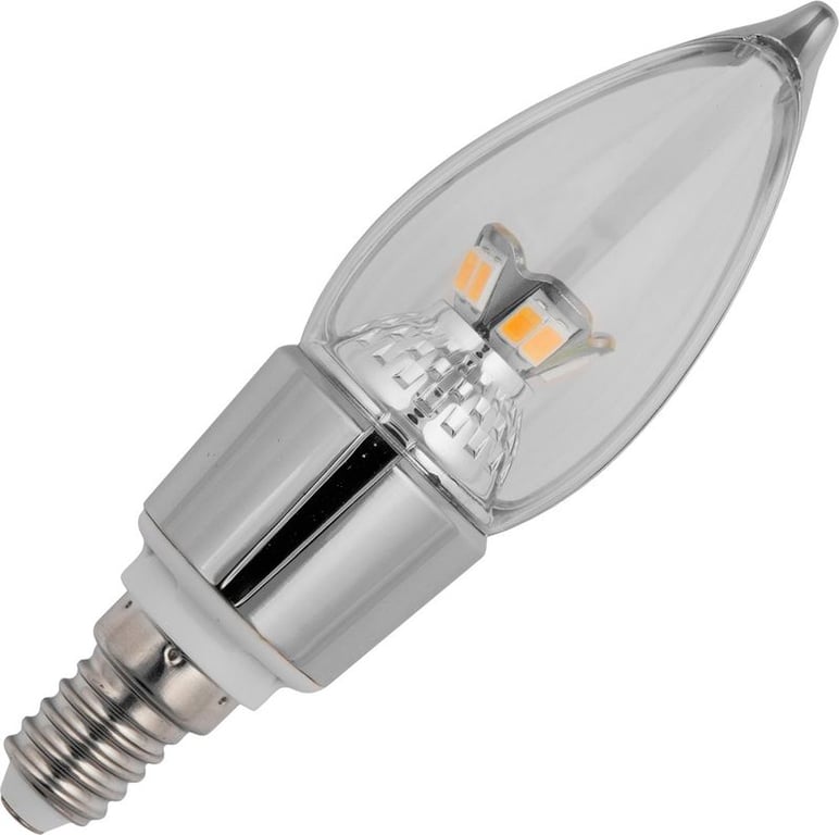 Masterlight - LED Candle silver 4,5W E14 3000K 320Lm S23535055