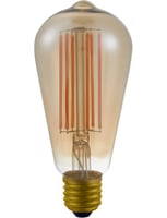 Masterlight - LED E27 Fila Rustika ST64x143 230V 550Lm 6.5W 922 AC Gold Di SLF023860615