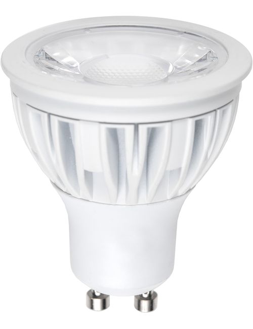 LED GU10 COB MR16 PMMA 50x55 230V 540Lm 7W 827 60° AC White