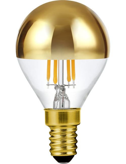 LED E14 Fila Ball Top Mirror G45x75 230V 250Lm 4W 925 AC Gol
