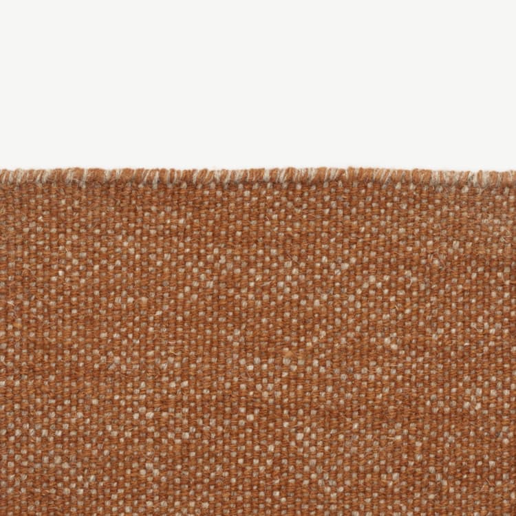 Kvadrat vloerkleed Yield without fringes Roest 0521