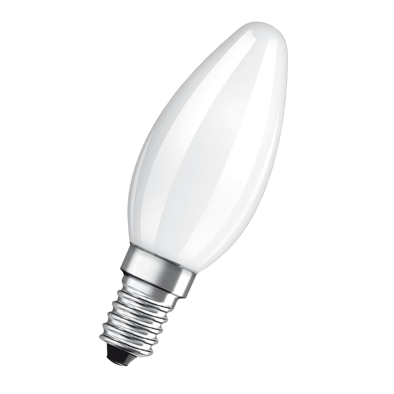 Calex LED Full Glass Filament Candle-lamp 220-240V 3,5W 290lm E14 B35, Softline 2700K CRI80 Dimmable, energy label A+