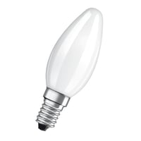 Calex LED Full Glass Filament Candle-lamp 220-240V 3,5W 290lm E14 B35, Softline 2700K CRI80 Dimmable, energy label A+