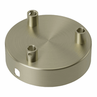 Calex metal ceiling rose 100mm 3 hole, matt bronze