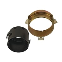 AIXLIGHT PRO 1 FLAT FRAMELESS ROUND zwart
