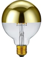 LED E27 Fila Globe Top Mirror G95x135 230V 470Lm 6.5W 925 AC Gold Dim