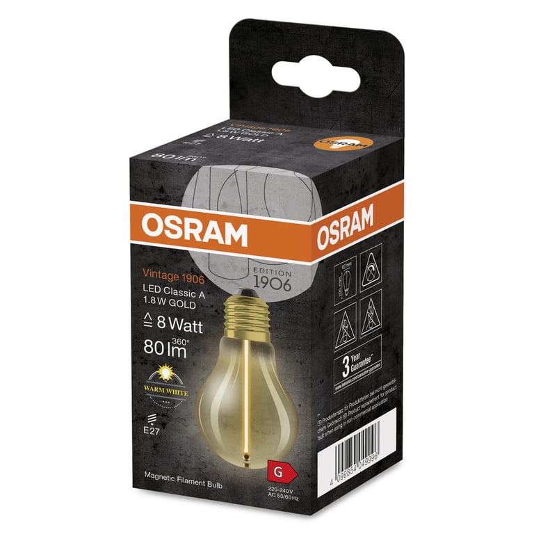 Vintage 1906® LED 8 1.8 W/2700 K E27