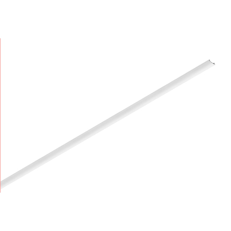 48V TRACK railafdekking, 20mm voor standaardrail opbouw, 2 m, wit