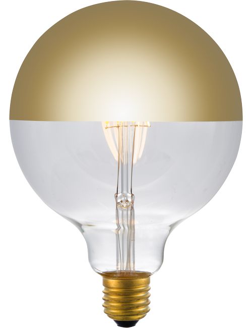LED E27 Fila Globe Top Mirror G125x180 230V 350Lm 4W 825 AC
