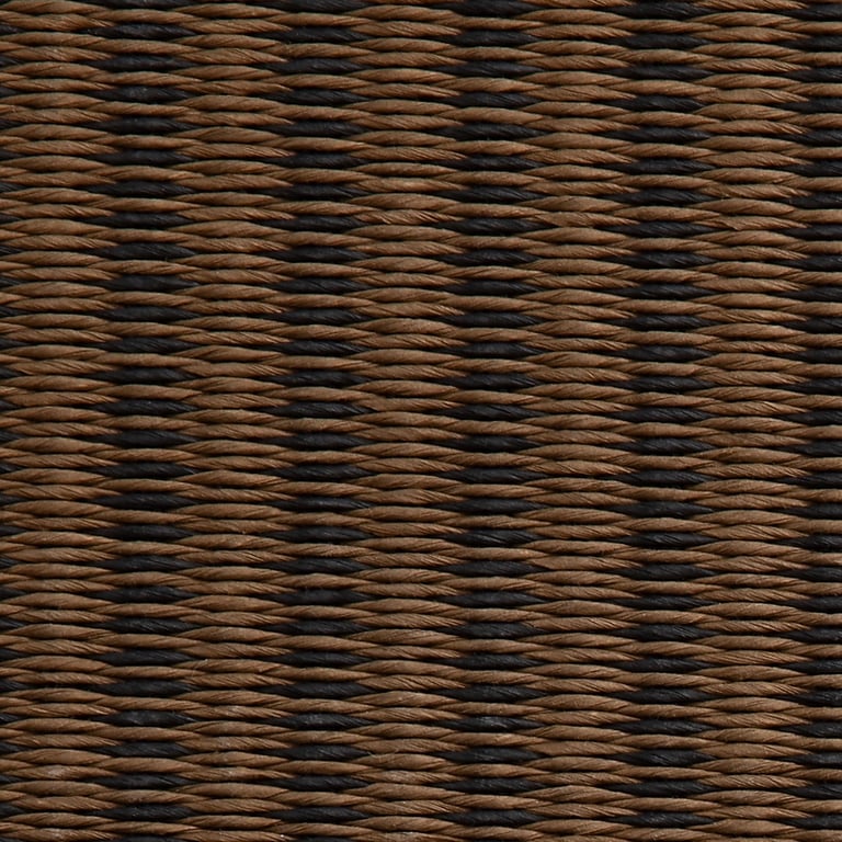 Vloerkleed Woodnotes Railway Willow-Brown Black 1164509