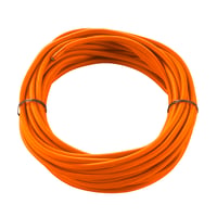 Textielkabel, 3-polig, 10m, orange