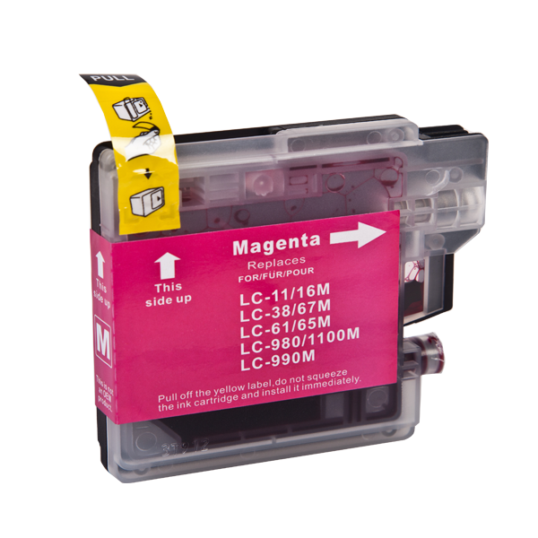 Brother LC-1100XL M inktcartridge magenta hoge capaciteit huismerk