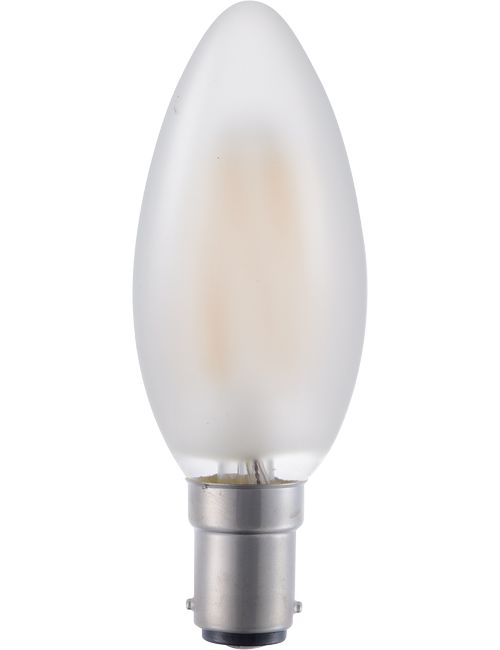 LED Ba15d Fila Candle C35x100 230V 320Lm 4W 925 AC Frosted D