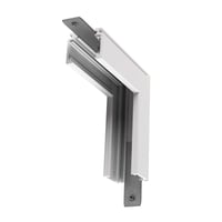 L-verbinder mechanisch, 48V TRACK, voor opbouwrail standaard, stereo,