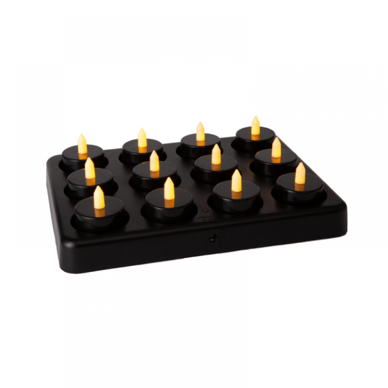 LLYSS | Laadstation voor 12 LED Theelichtjes