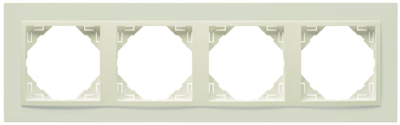 Efapel animato afdekr. 4v creme/creme