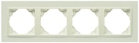 Efapel animato afdekr. 4v creme/creme