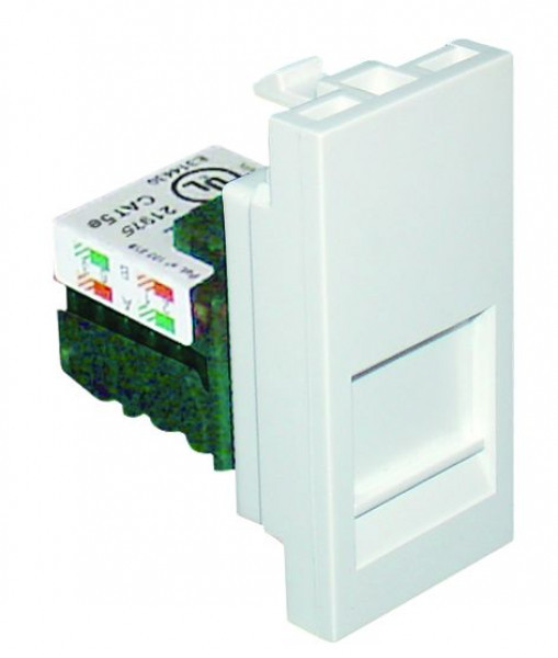 Efapel Module Met 1x RJ45 Cat 5e UTP Connector 1 Module Wit