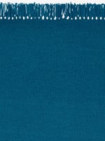 Kvadrat vloerkleed Kelim Coloured Fringes Nachtblauw C4141