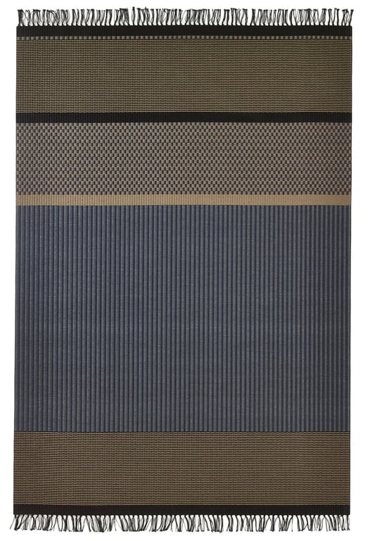 Design vloerkleed Woodnotes San Francisco Dark Blue – Nutria 1530432