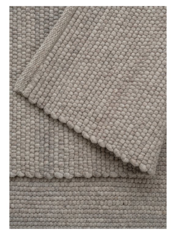 Wollen vloerkleed Ankie Grey