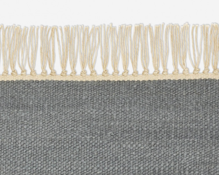 Kvadrat vloerkleed Vintage Plain Lichtgrijs 0043