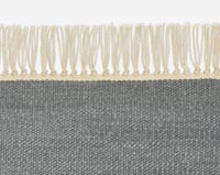 Kvadrat vloerkleed Vintage Plain Lichtgrijs 0043