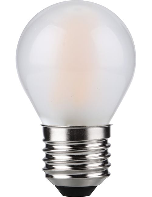 LED E27 Fila Ball G45x75 230V 320Lm 4W 925 AC Frosted Dim