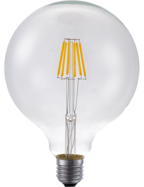 Masterlight - LED E27 Fila Globe G125x180 230V 550Lm 6.5W 925 AC Clear Dim SLF023825802