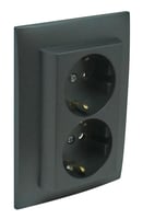 Efapel inb.wcd ra 2v xtr vlak enkel inb.doos donker grijs