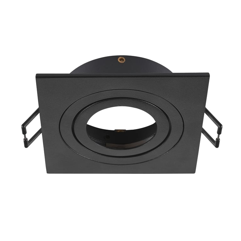 NEW TRIA® 75, plafondinbouwring, L: 9 B: 9 H: 2.6 cm, IP20, zwart