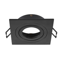 NEW TRIA® 75, plafondinbouwring, L: 9 B: 9 H: 2.6 cm, IP20, zwart