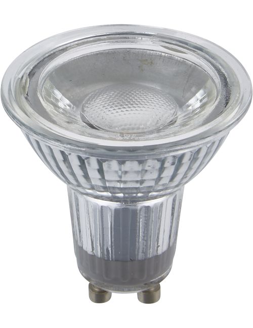 Masterlight - LED GU10 MR16 Glass 50x55 230V 420Lm 5.5W 827 38° AC Dim SL642760027