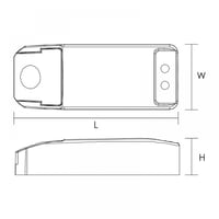 LED voeding | 350mA | 18 watt | triac dimbaar