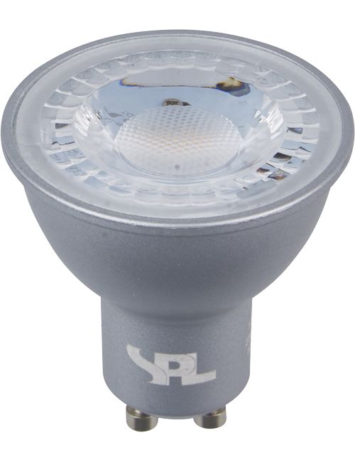 LED GU10 MR16 50x55 230V 510Lm 7W 830 40° AC Silver Dim