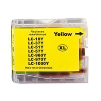 Brother LC-970XL Y inktcartridge yellow hoge capaciteit huismerk