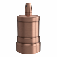 Calex lampholder E27 aluminium model peak M-035 matt copper,  max.250V-60W