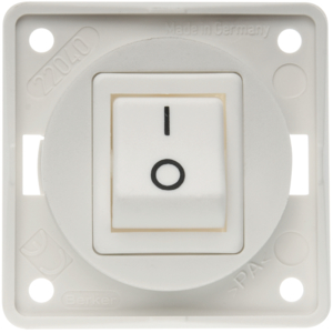 SCHUKO-wandcontactdoos 45° met controle-led SNAP IN, groen, mat, Int