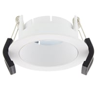Ronde Lumiko inbouw armatuur met inzetreflector, wit, 81mm
