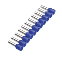 GeÏsoleerde Adereindhulzen op Strip, DIN 46228, 2,5mm², *blauw