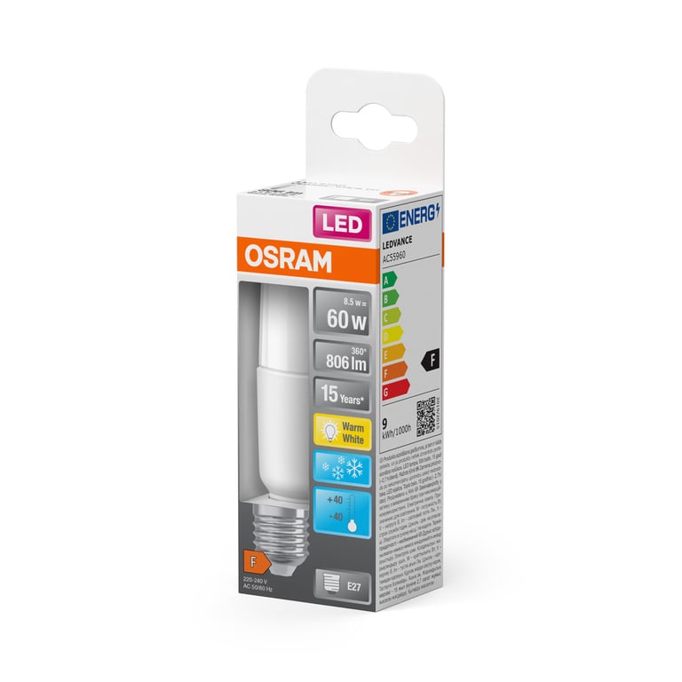 LED STAR STICK 60 FR 8 W/2700K E27
