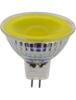 LED GU5.3 MR16 Glass 50x47.5 12V 5W 38° AC/DC Yellow Non-Dim